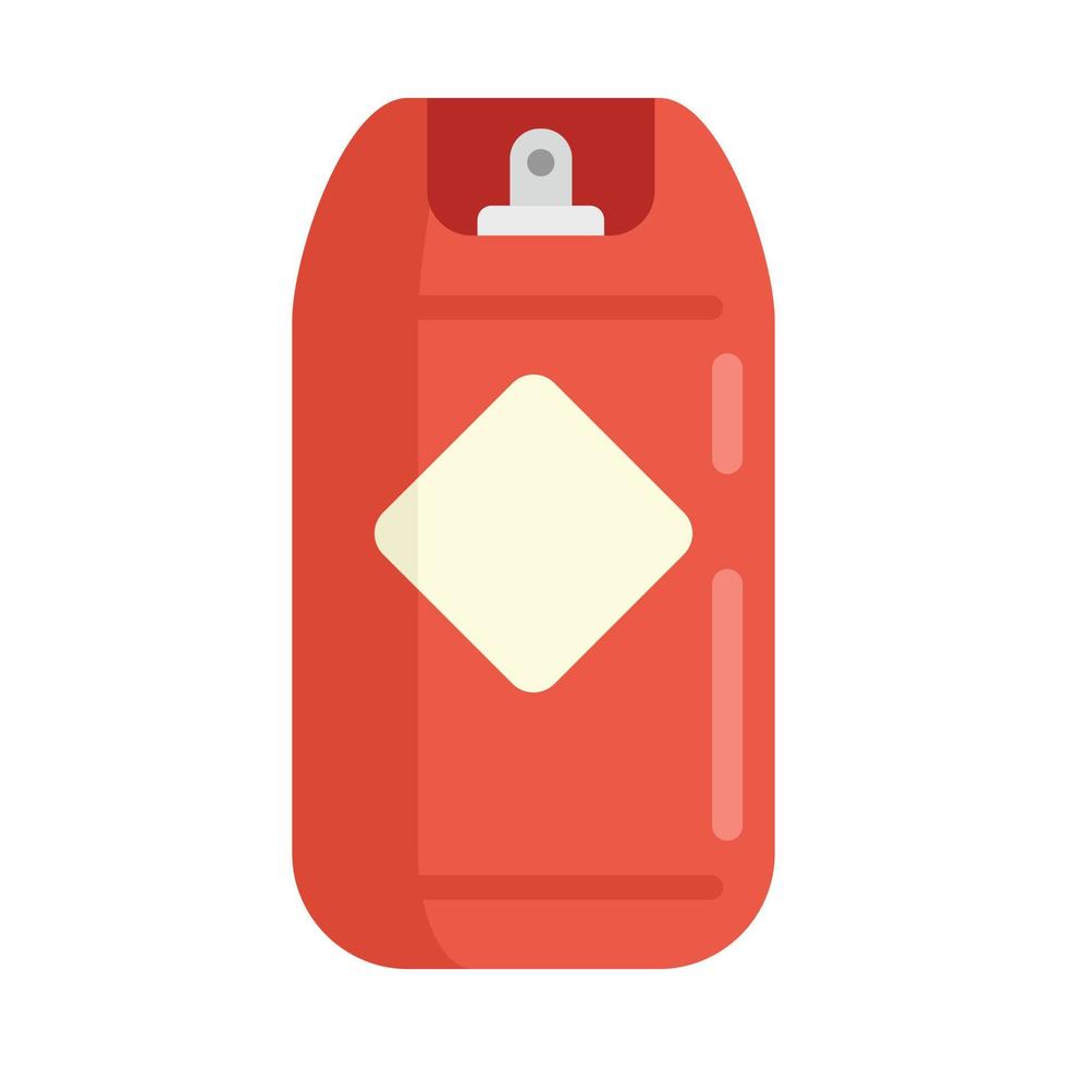 Gas cylinder icon flat isolated vector
