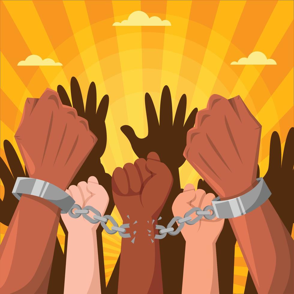 Human Rights Day Background vector