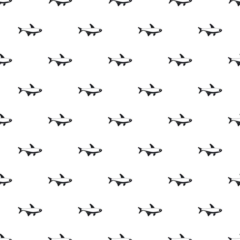 Trout fish pattern, simple style vector