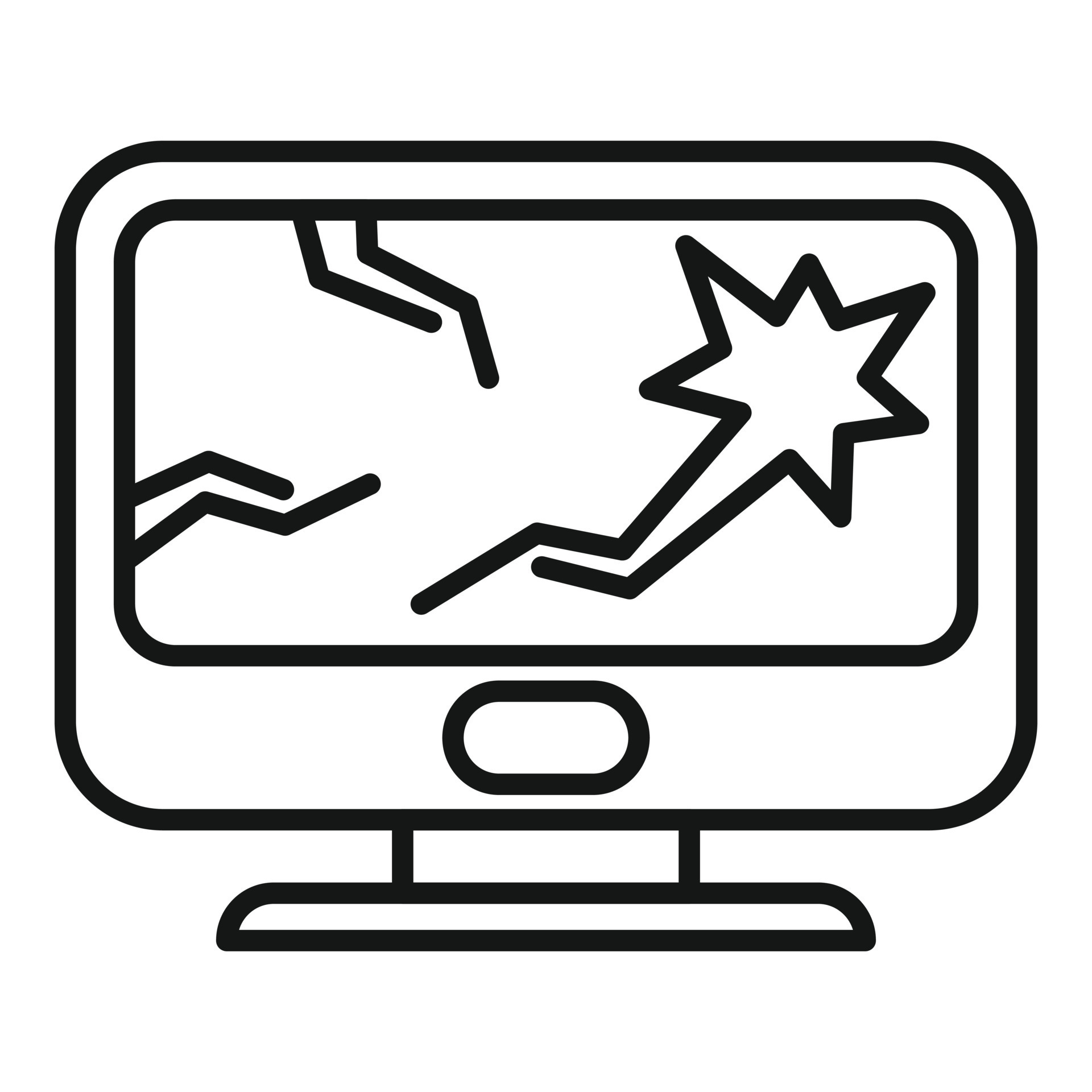 Computer trash icon outline vector. Waste rubbish 14987221 Vector Art ...