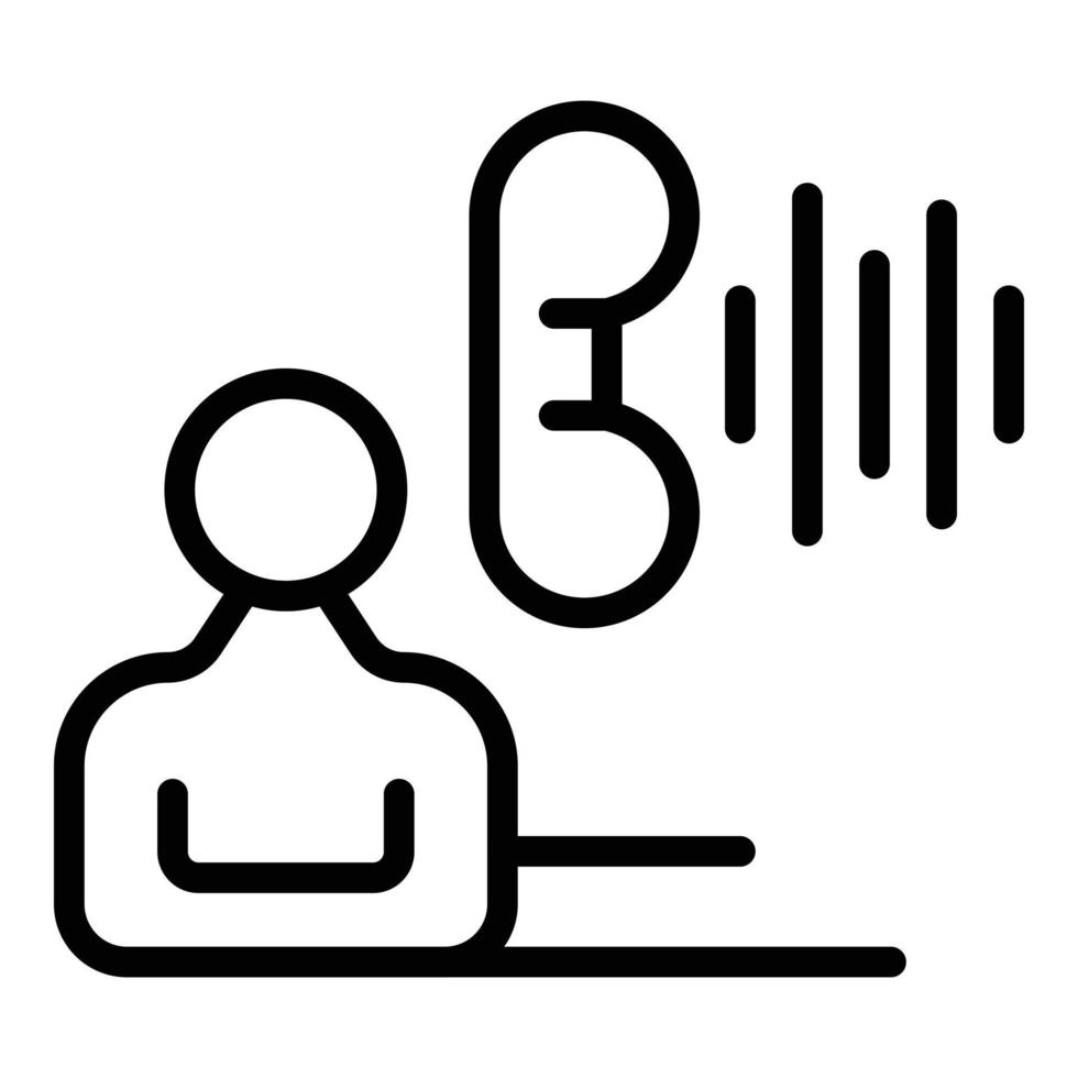 Video call icon outline vector. Online group vector