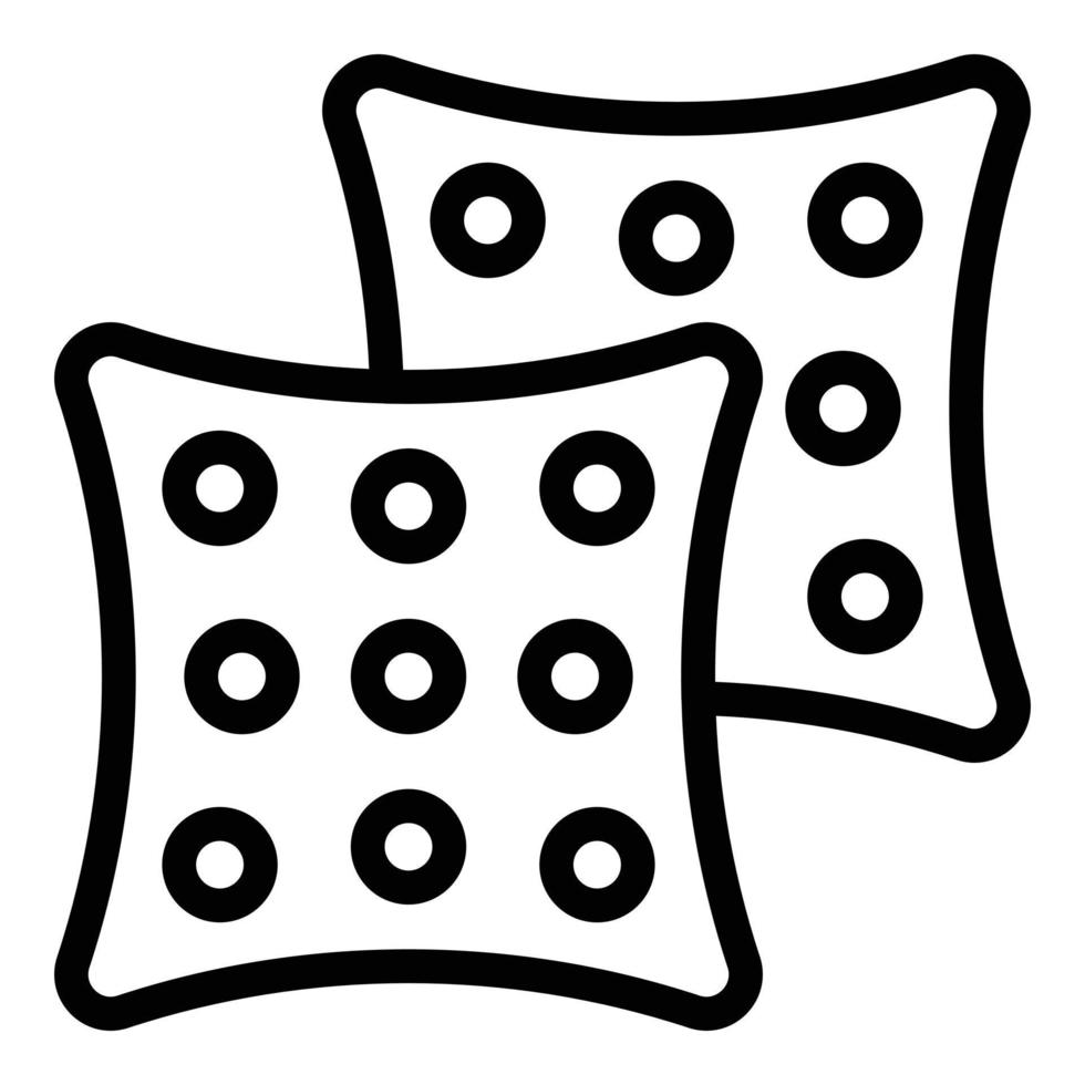 Star cracker icon outline vector. Sugar food vector