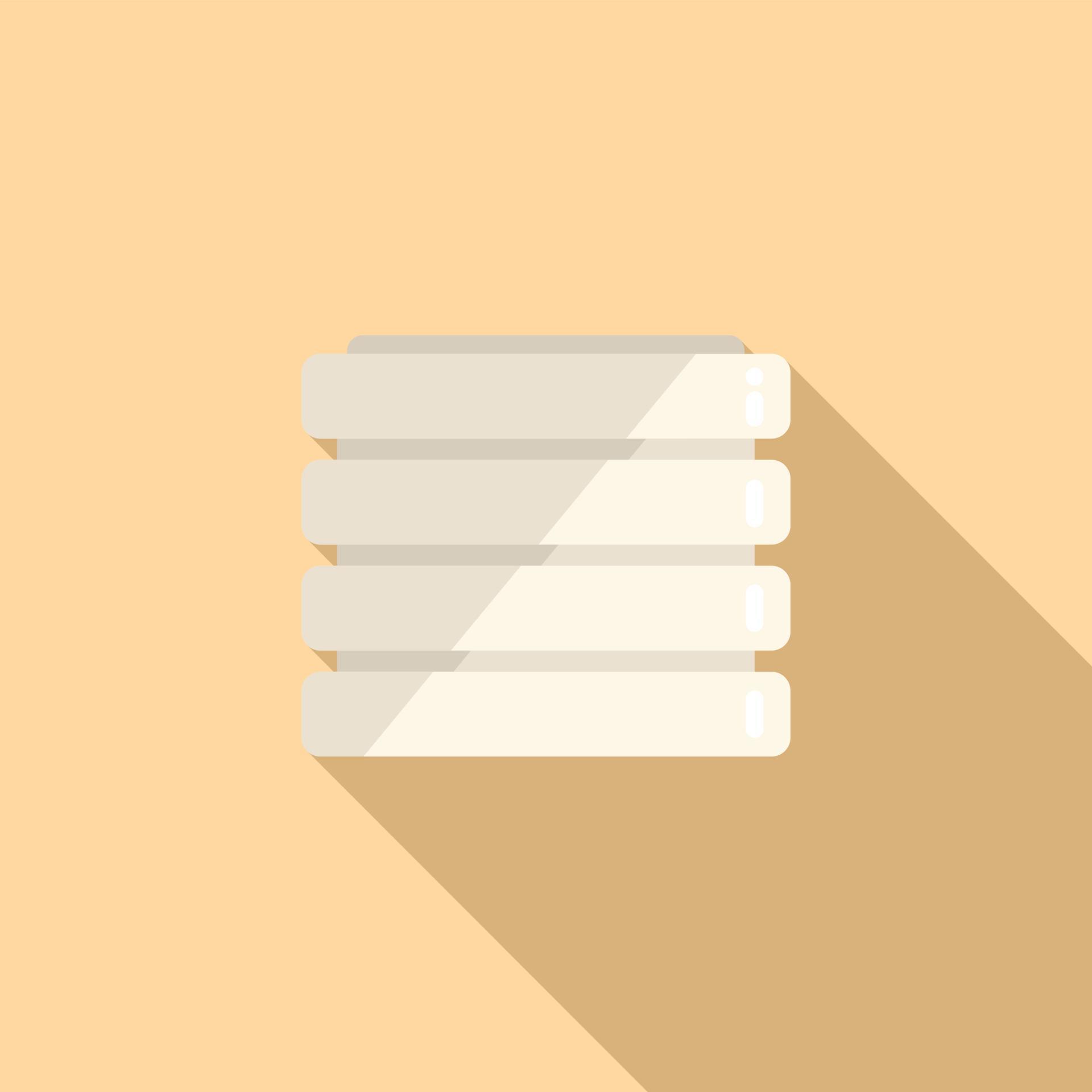 Server icon flat vector. Control data 14987275 Vector Art at Vecteezy