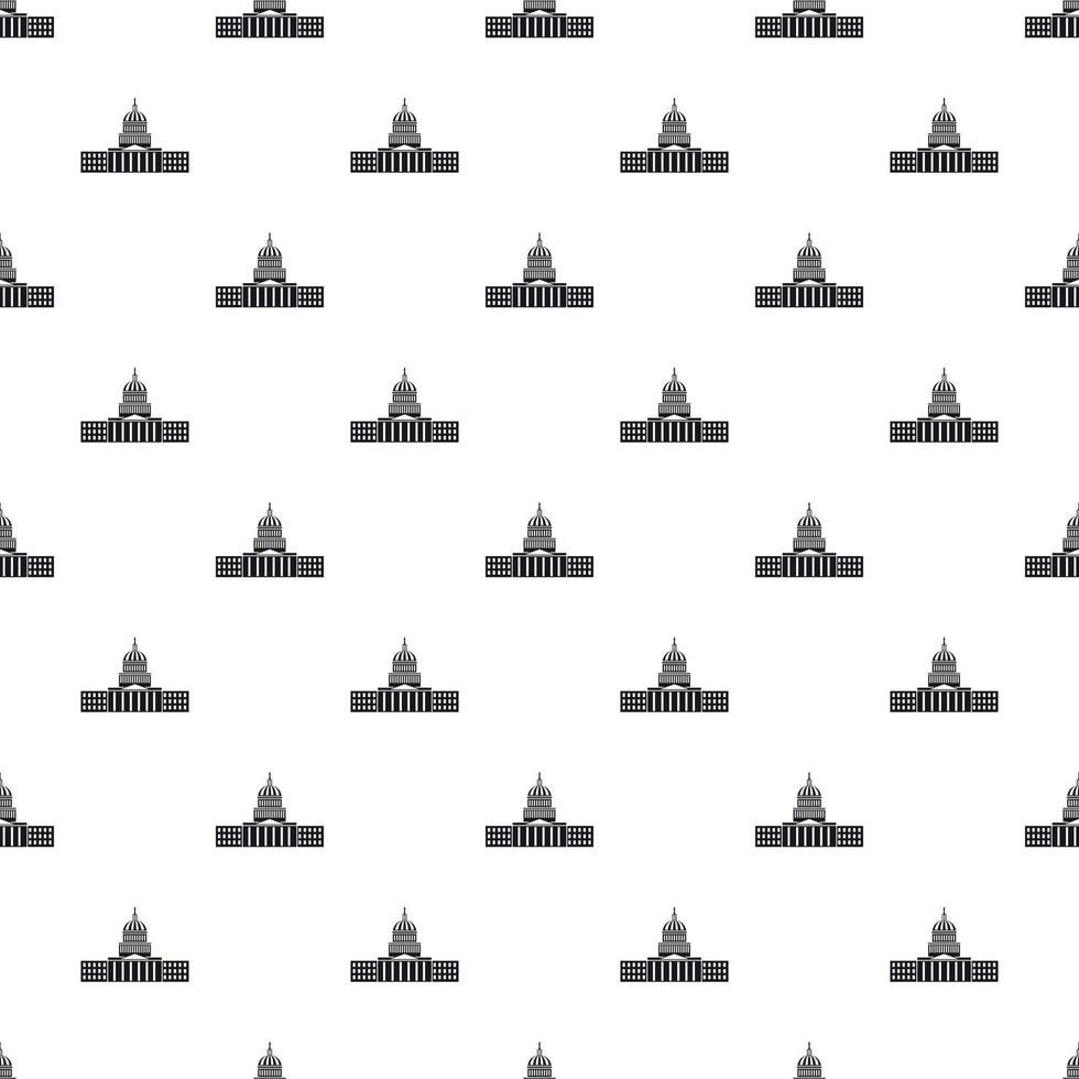 Capitol pattern, simple style vector