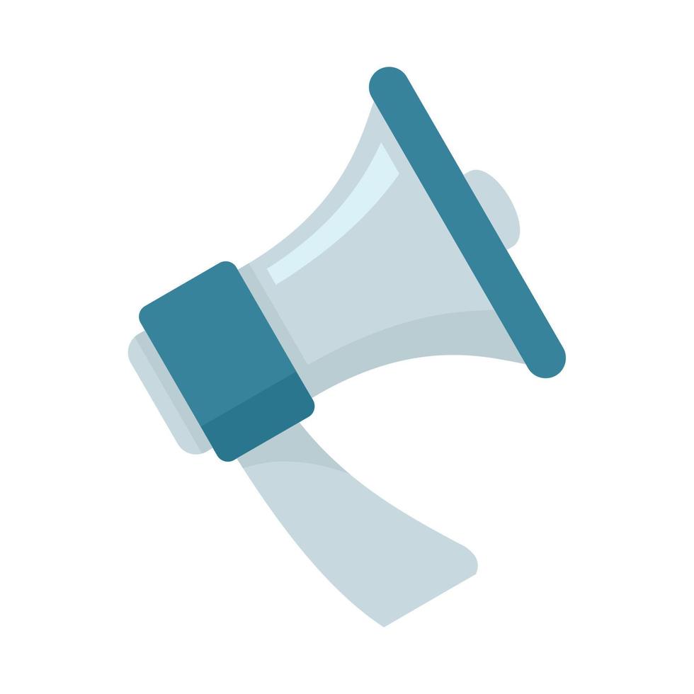 Megaphone icon flat isolated vector