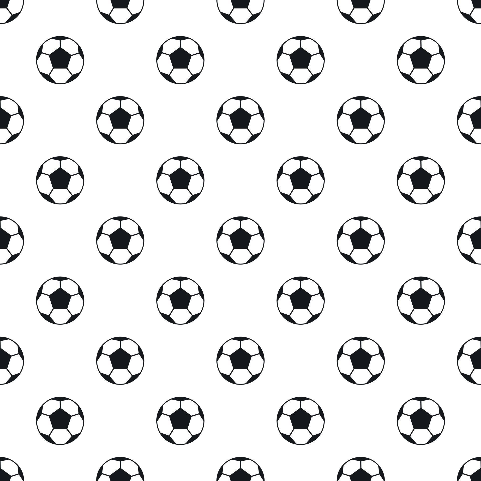 Soccer ball pattern, simple style 14987422 Vector Art at Vecteezy
