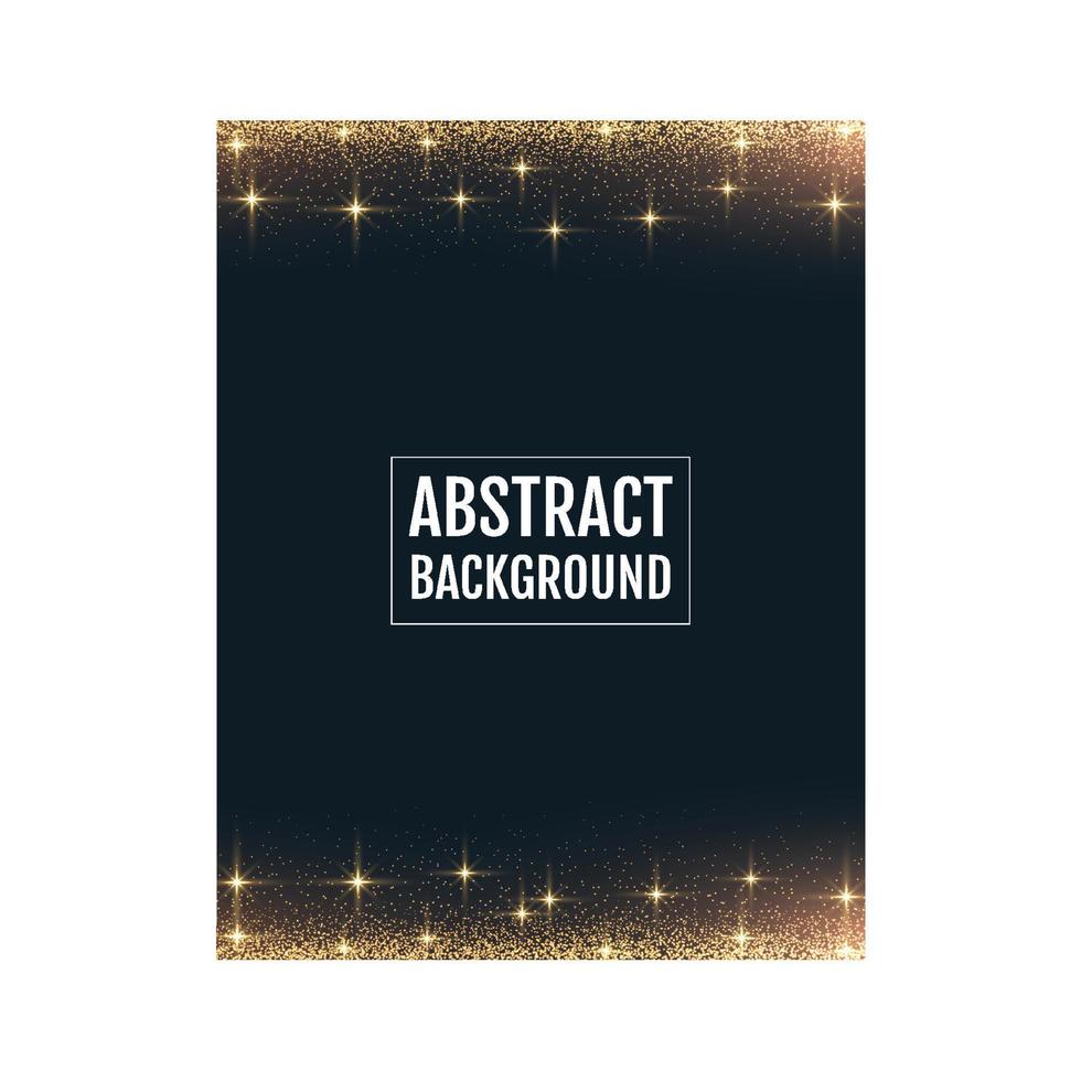 Golden light sparkles luxury Background vector