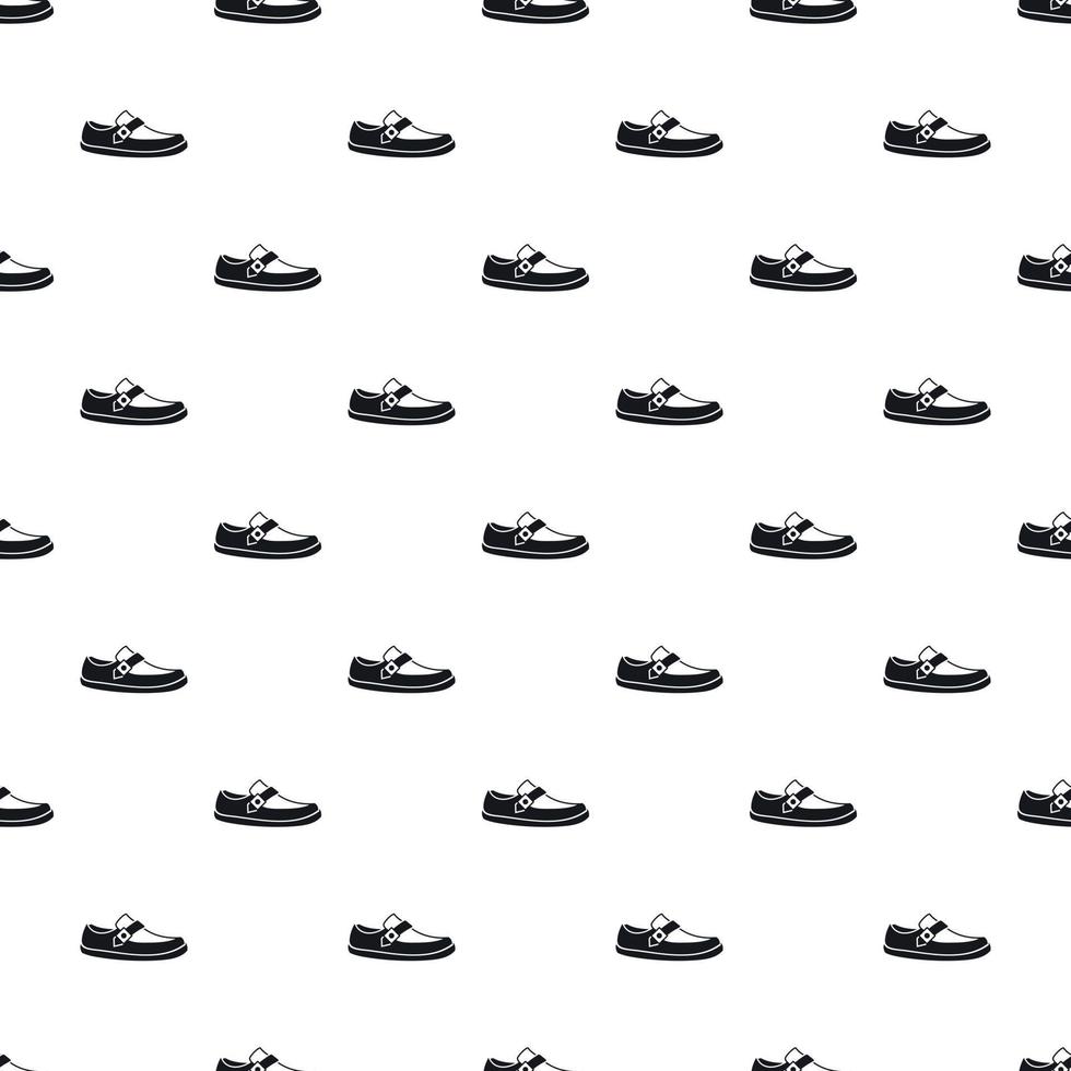 Moccasin pattern, simple style vector