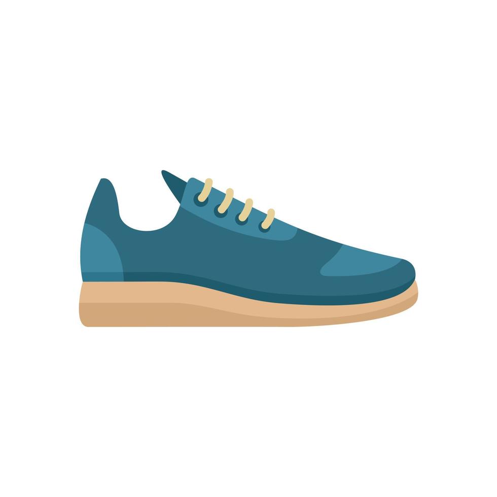 Sport shoe icon flat isolated vector