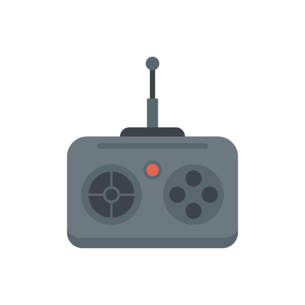 Rc car remote control icon flat isolated vector
