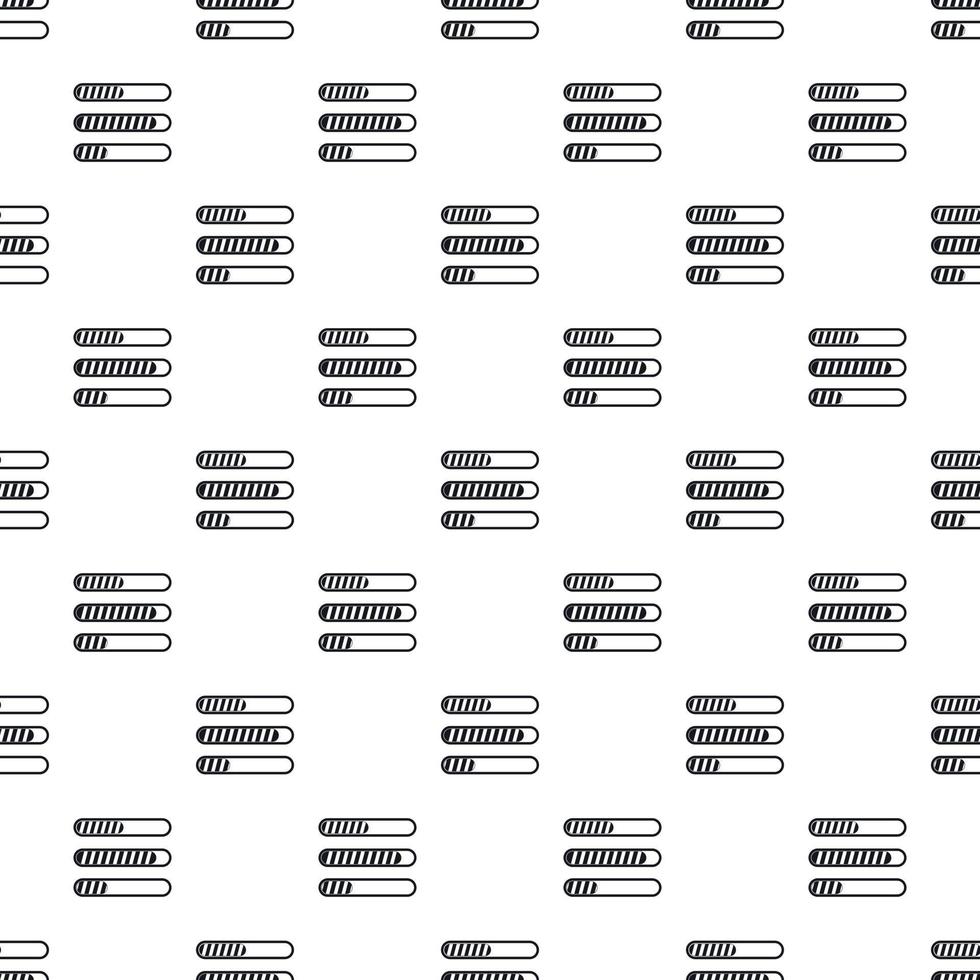 Progress loading bars pattern, simple style vector