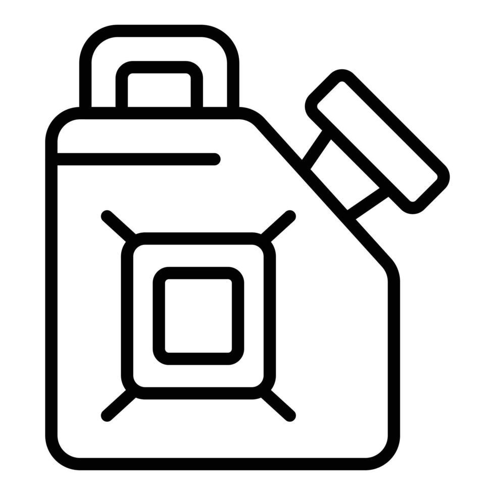 Coolant canister icon outline vector. Water fluid vector