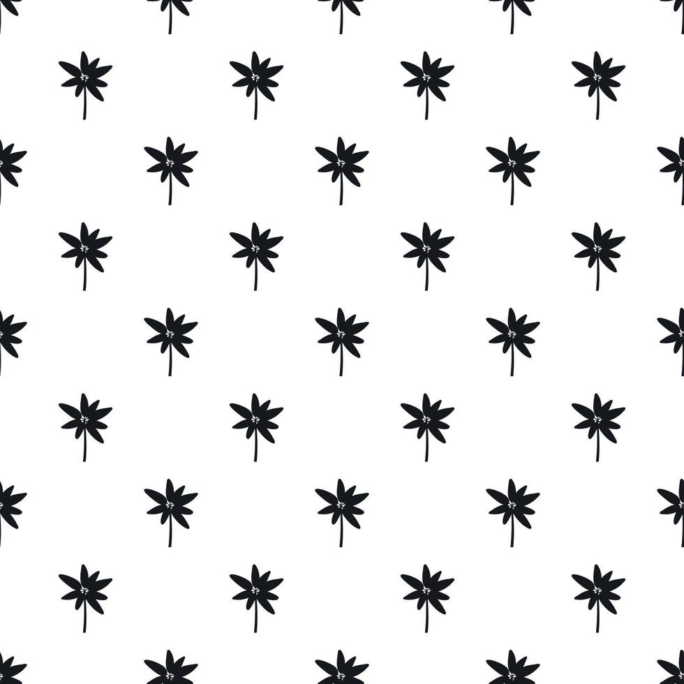 One little leaf pattern, simple style vector