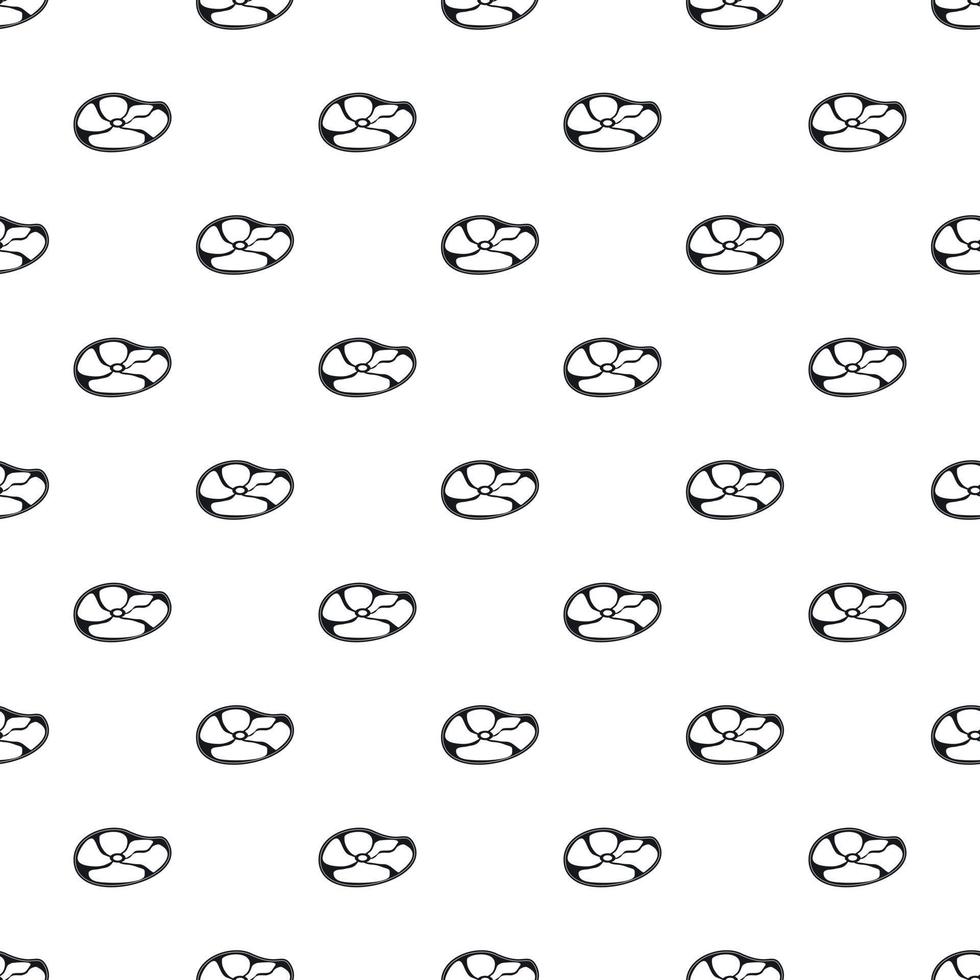 Piece of meat pattern, simple style vector