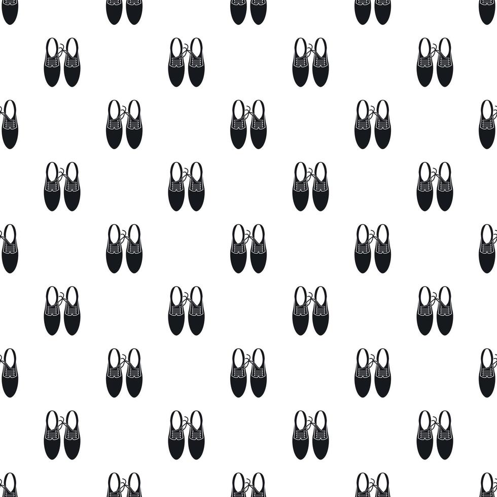 Shoes with laces tied together pattern vector