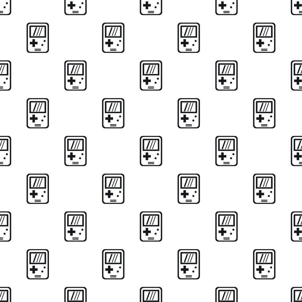 Tetris device pattern, simple style vector