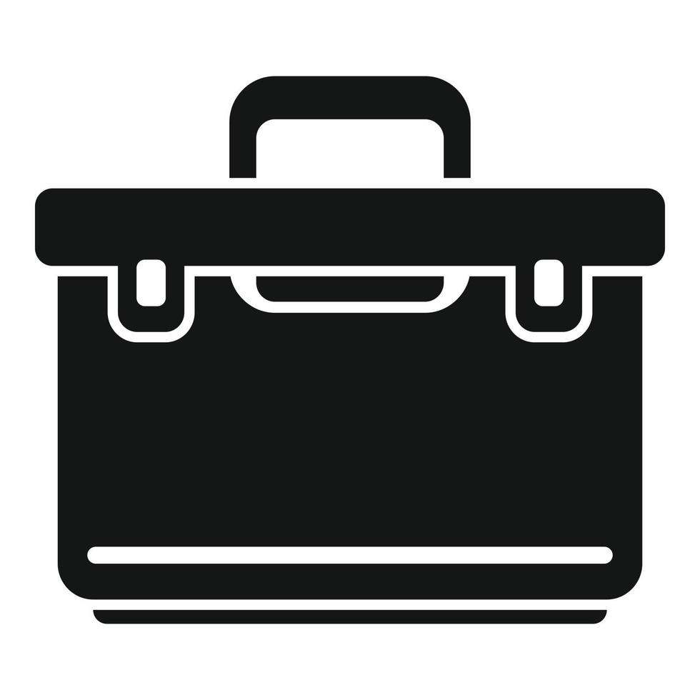 Tool box icon simple vector. Phone mobile vector