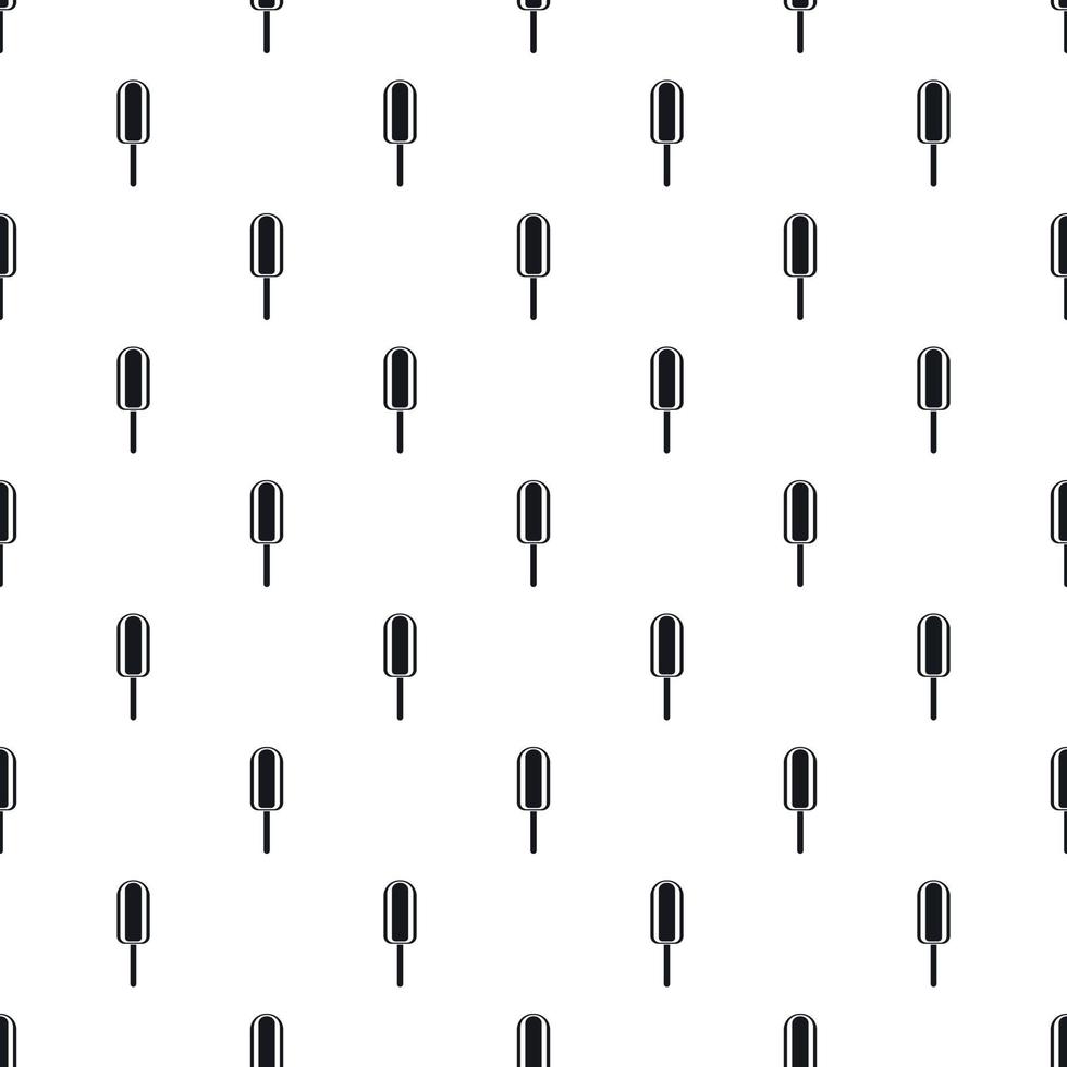 Eskimo ice cream pattern, simple style vector