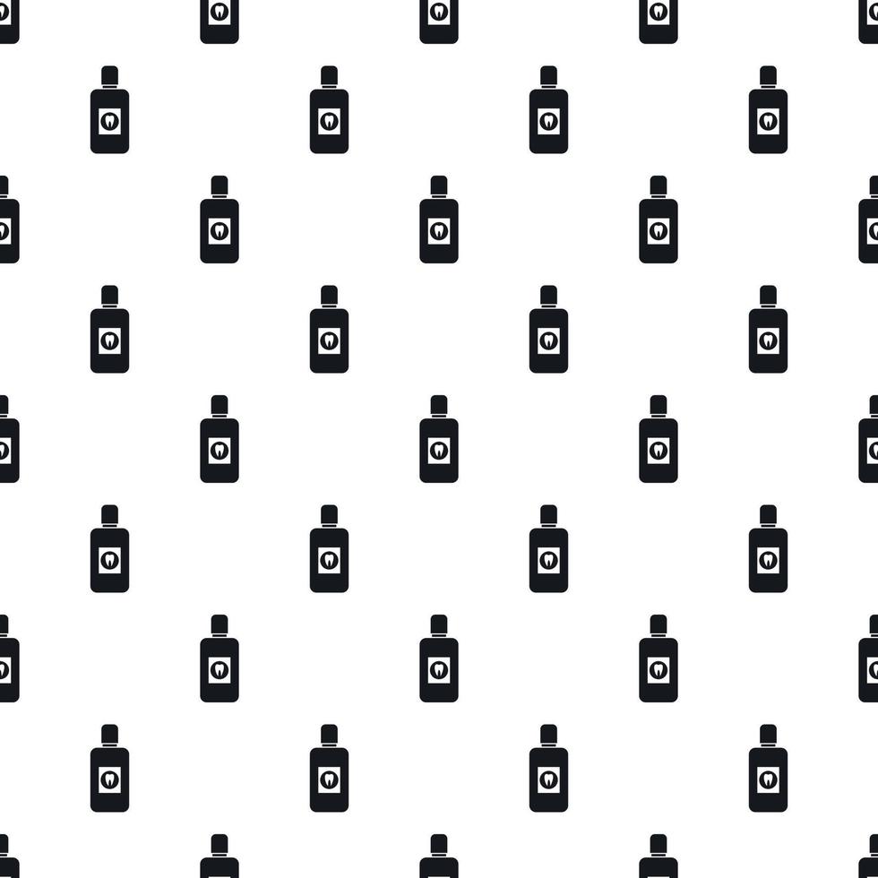 Mouthwash pattern, simple style vector