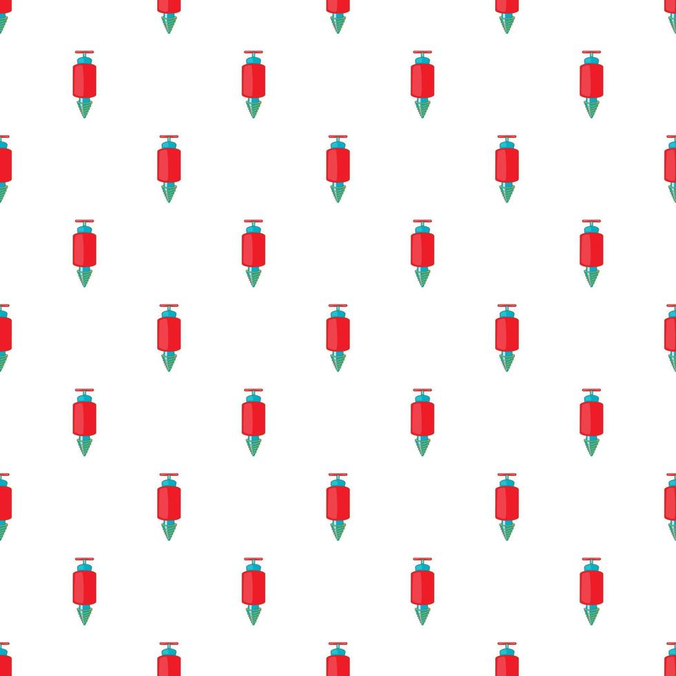 Jackhammer pattern, cartoon style vector