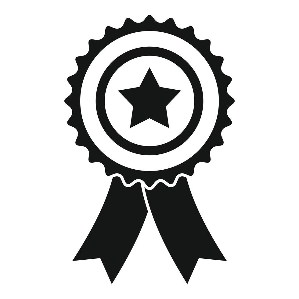 Emblem product review icon simple vector. Online customer vector