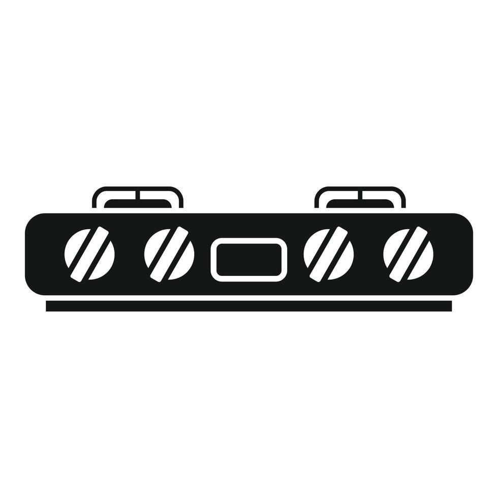 Stove furnace icon simple vector. Gas cooker vector