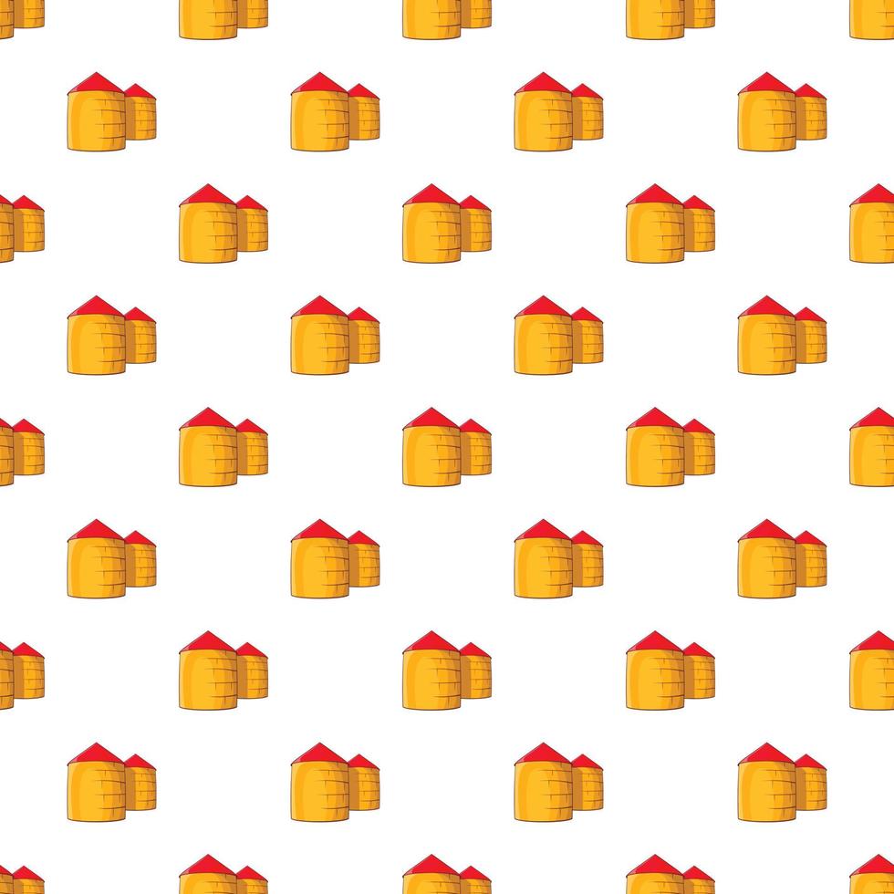 Brewing pattern, cartoon style vector
