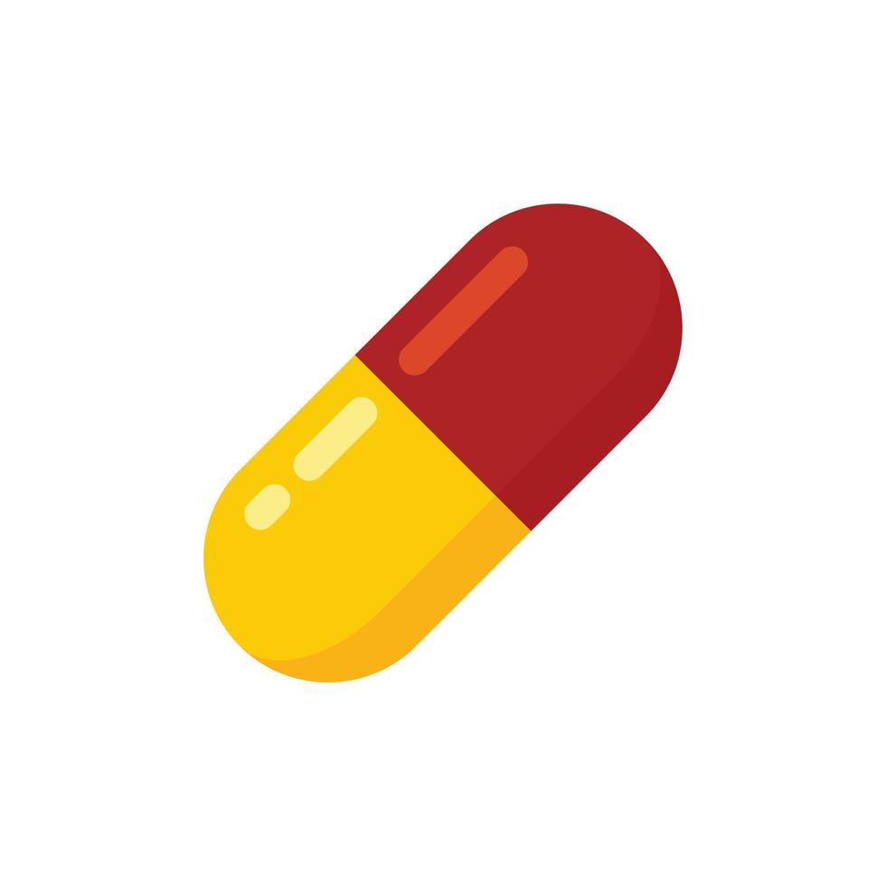 Manicurist capsule icon flat isolated vector