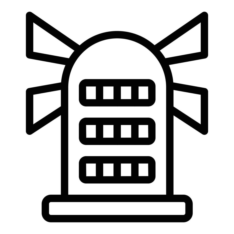 Krakow icon outline vector. Poland city vector