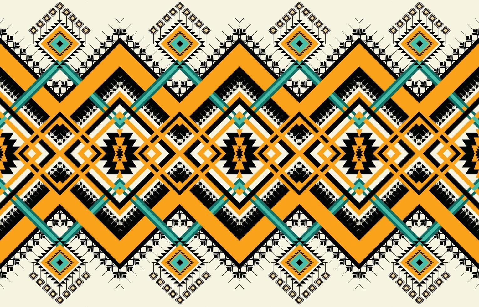 Abstract ethnic geometric seamless pattern vector. African Arab American Aztec motif pattern. vector elements designed for background, wallpaper, print, wrapping,tile, fabric patern. vector pattern.