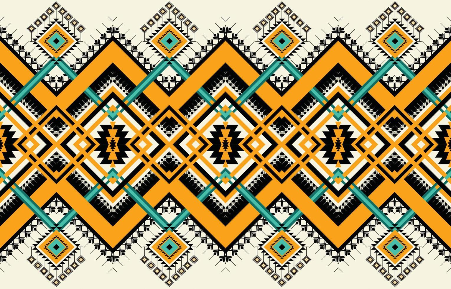 Abstract ethnic geometric seamless pattern vector. African Arab American Aztec motif pattern. vector elements designed for background, wallpaper, print, wrapping,tile, fabric patern. vector pattern.