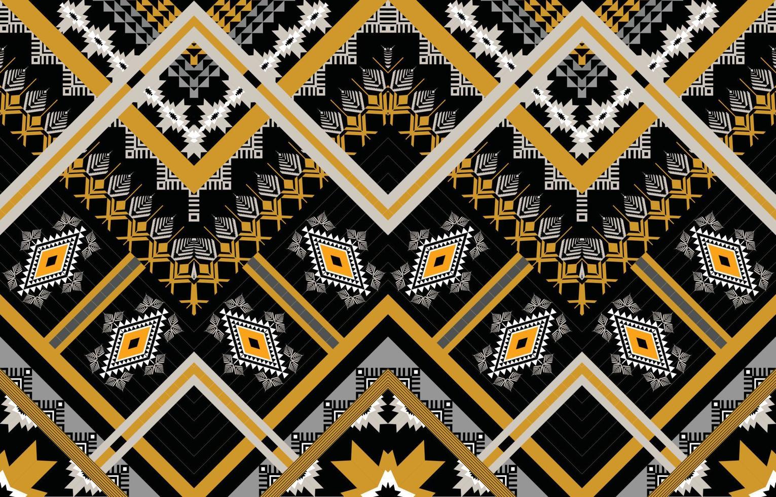 Geometric ethnic American, western, Aztec motif pattern style. seamless pattern design for fabric, curtain, background, sarong, wallpaper, clothing, wrapping, Batik, tile,interior.Vector illustration. vector