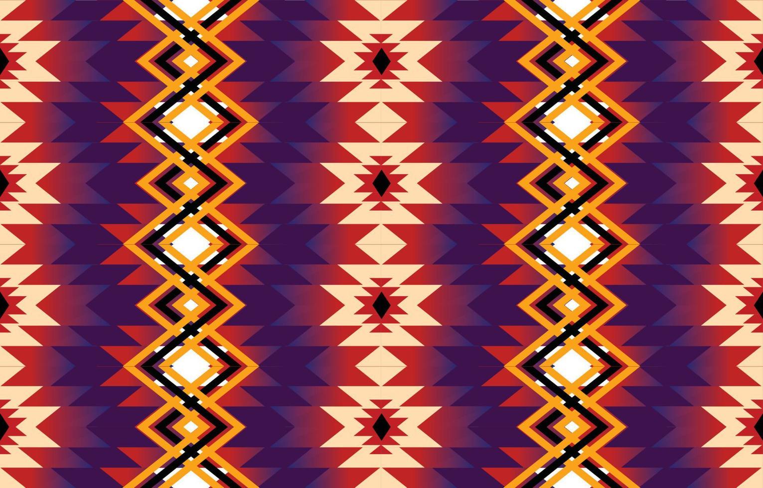 Abstract ethnic geometric seamless pattern vector. African Arab American Aztec motif pattern. vector elements designed for background, wallpaper, print, wrapping,tile, fabric patern. vector pattern.