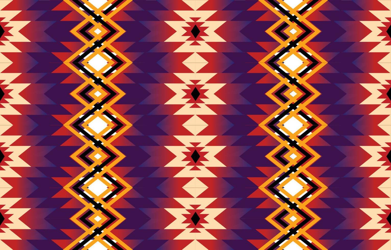 Abstract ethnic geometric seamless pattern vector. African Arab American Aztec motif pattern. vector elements designed for background, wallpaper, print, wrapping,tile, fabric patern. vector pattern.