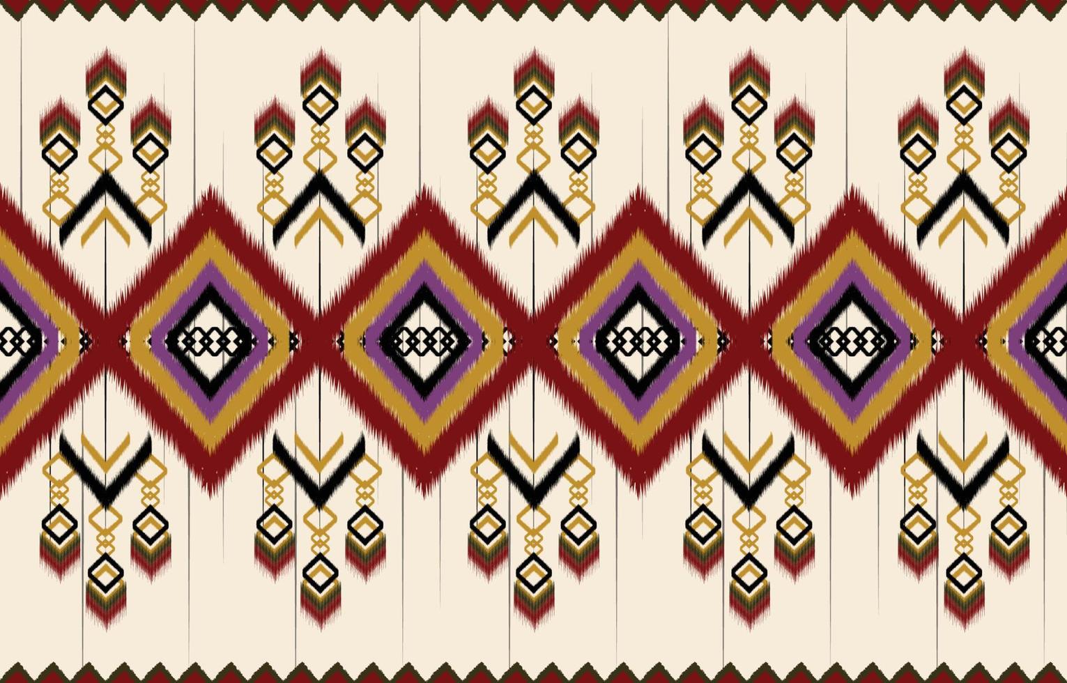 Ikat pattern design.Eethnic ikat pattern oriental African American Mexican Aztec motif textile and bohemian vector. design for background, wallpaper,carpet print, fabric, batik .vector ikat pattern. vector