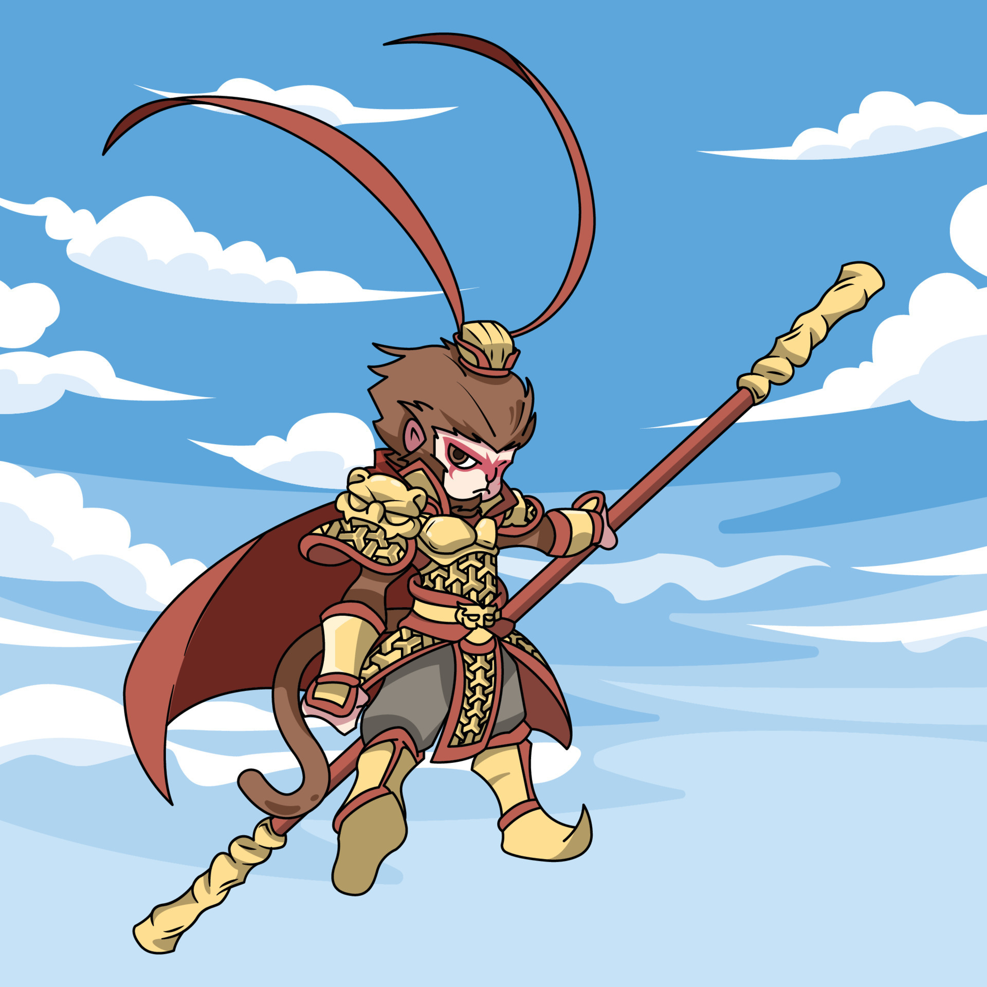 Monkey King The Illustration 14990435 Vector Art At Vecteezy monkey-king-the-illustration-14990435-vector-art-at-vecteezy