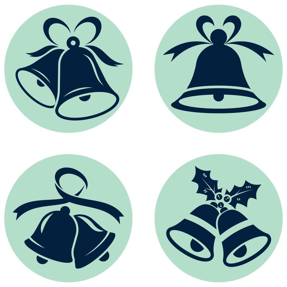 Collection of bells vector