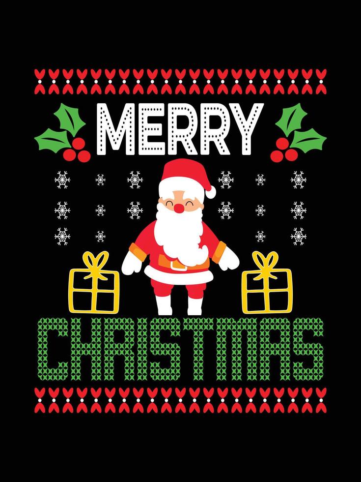 Ugly Christmas Sweater typography apparel Vintages Christmas T-shirt design Christmas merchandise designs, hand-drawn lettering for apparel fashion. Christian religion quotes saying for print vector