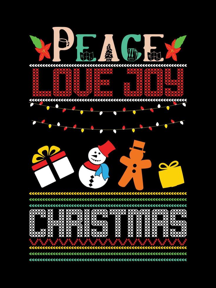 Ugly Christmas Sweater typography apparel Vintages Christmas T-shirt design Christmas merchandise designs, hand-drawn lettering for apparel fashion. Christian religion quotes saying for print vector