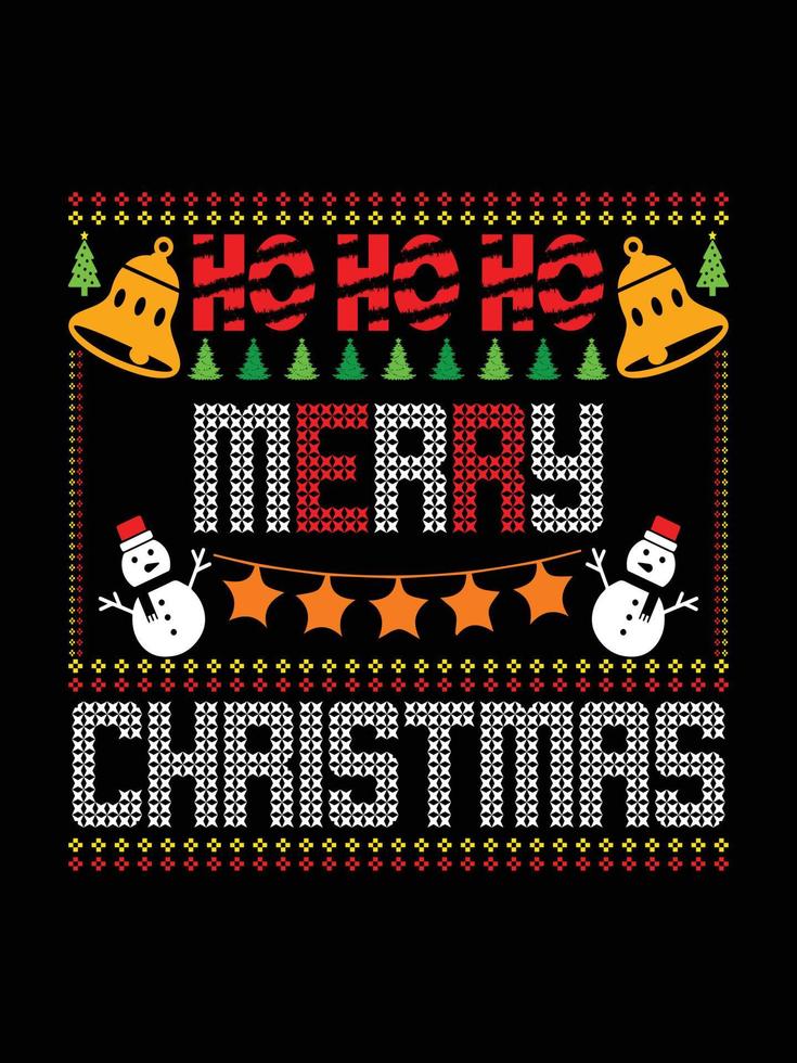 Ugly Christmas Sweater typography apparel Vintages Christmas T-shirt design Christmas merchandise designs, hand-drawn lettering for apparel fashion. Christian religion quotes saying for print vector