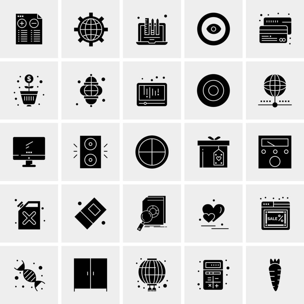 25 Universal Business Icons Vector Creative Icon Illustration to use in web and Mobile Related project