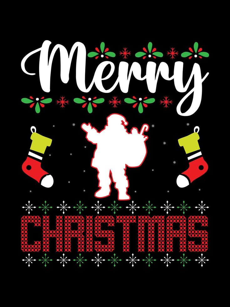Ugly Christmas Sweater typography apparel Vintages Christmas T-shirt design Christmas merchandise designs, hand-drawn lettering for apparel fashion. Christian religion quotes saying for print vector