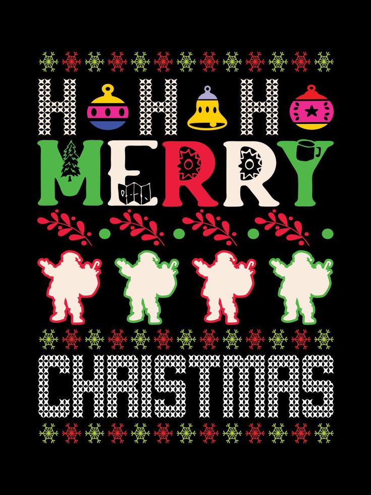 Ugly Christmas Sweater typography apparel Vintages Christmas T-shirt design Christmas merchandise designs, hand-drawn lettering for apparel fashion. Christian religion quotes saying for print vector
