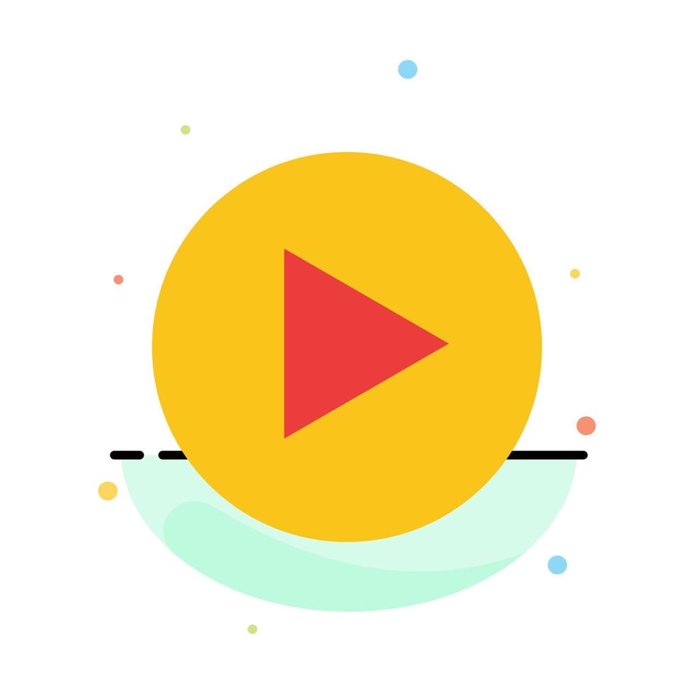 School Education Play Abstract Flat Color Icon Template vector