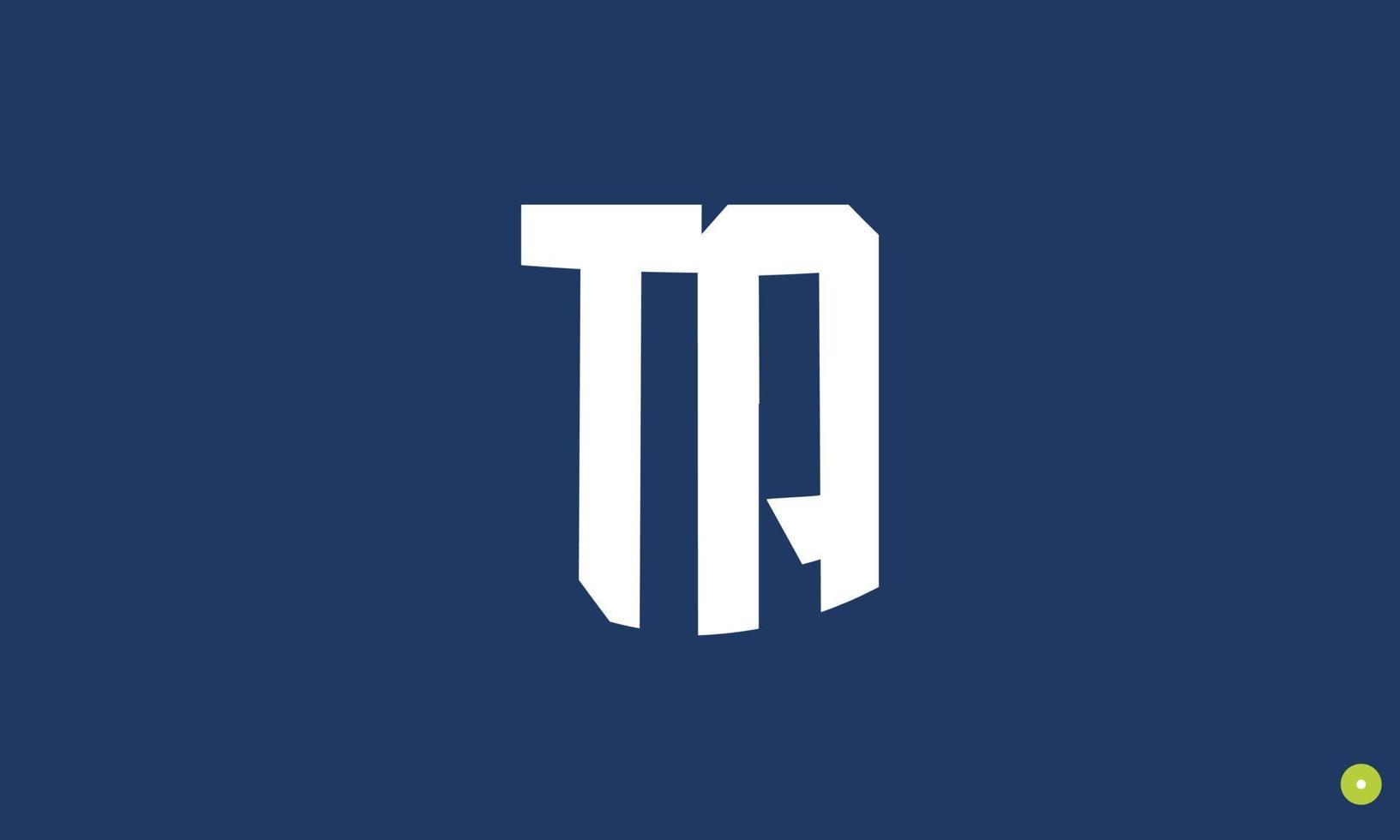 Alphabet letters Initials Monogram logo TA, AT, T and A vector