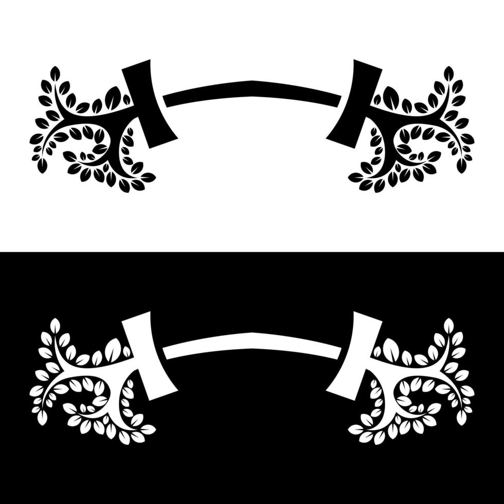 human tree logo design vector