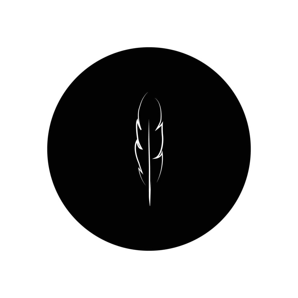 feather logo vektor vector