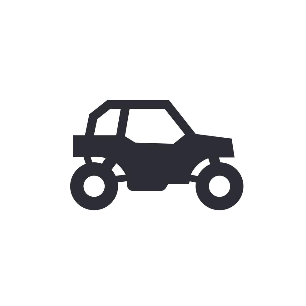 icono de utv, vector de coche buggy