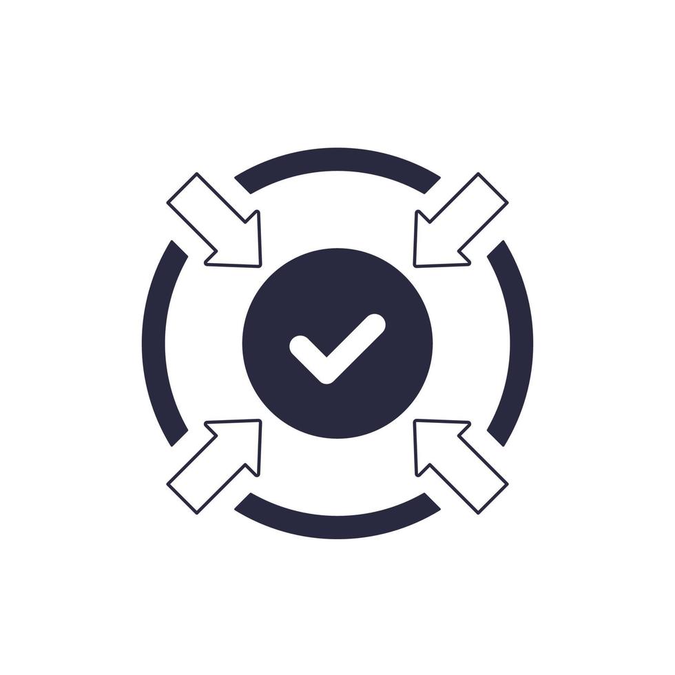 positive impact or action vector icon