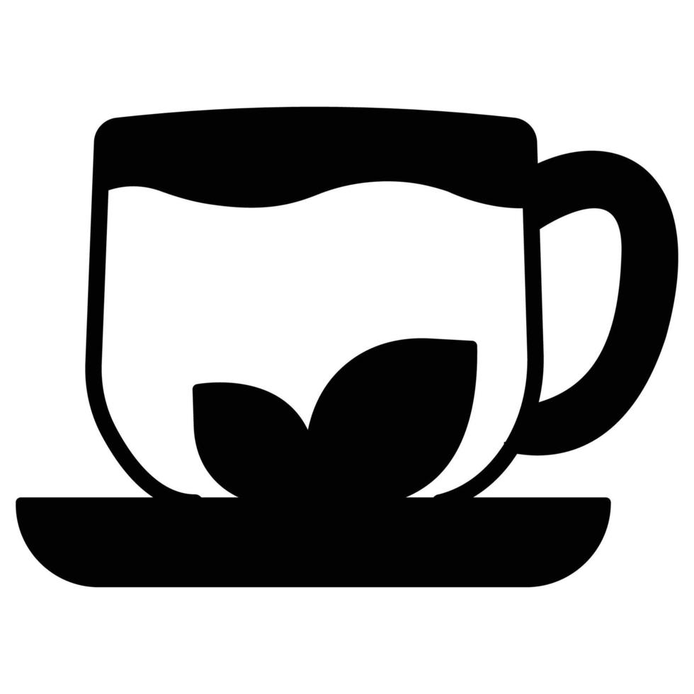 Hot Tea Which Can Easily Modify Or Edit vector